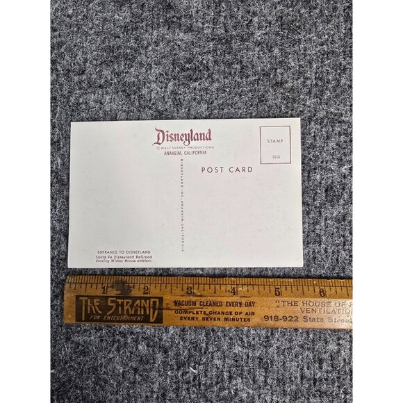 Postcard Disney Disneyland CA California Entrance Train Theme Park Travel - Picture 3 of 4